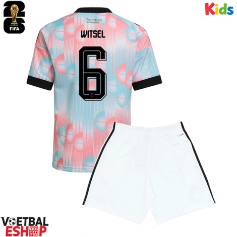 België Axel Witsel #6 Uit tenue Kids WK 2026 Korte Mouw (+ Korte broeken)