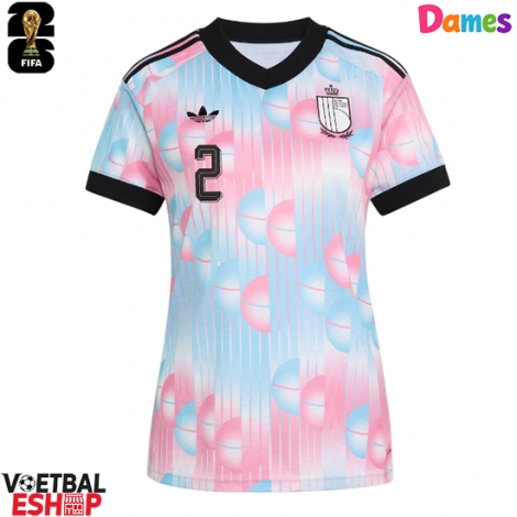 België Diego Moreira #19 Uit tenue Dames WK 2026 Korte Mouw