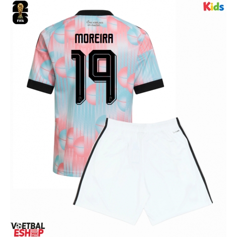 België Diego Moreira #19 Uit tenue Kids WK 2026 Korte Mouw (+ Korte broeken)