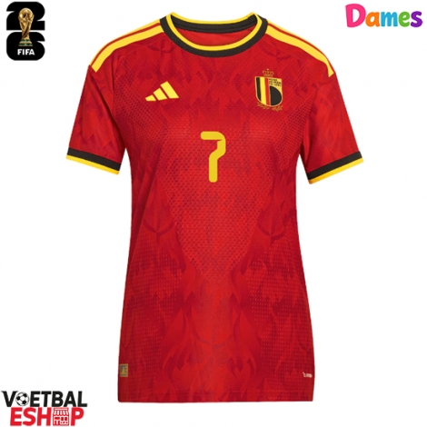 België Kevin De Bruyne #7 Thuis tenue Dames WK 2026 Korte Mouw