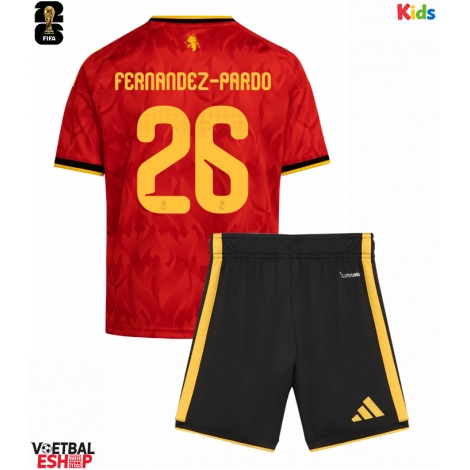 België Matias Fernandez-Pardo #26 Thuis tenue Kids WK 2026 Korte Mouw (+ Korte broeken)