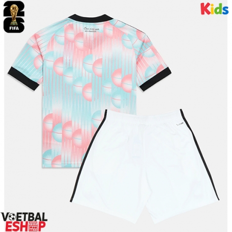 België Uit tenue Kids WK 2026 Korte Mouw (+ Korte broeken)