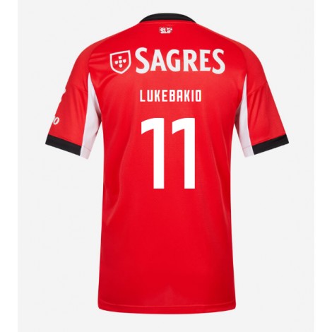 Benfica Dodi Lukebakio #11 Thuis tenue 2025-26 Korte Mouw Benfica Dodi Lukebakio #11 Thuis tenue 2025-26 Korte Mouw