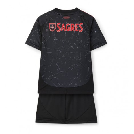 Benfica Uit tenue Kids 2024-25 Korte Mouw (+ Korte broeken)