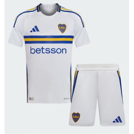Boca Juniors Uit tenue Kids 2024-25 Korte Mouw (+ Korte broeken)