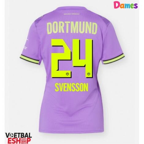 Borussia Dortmund Daniel Svensson #24 Derde tenue Dames 2026-27 Korte Mouw