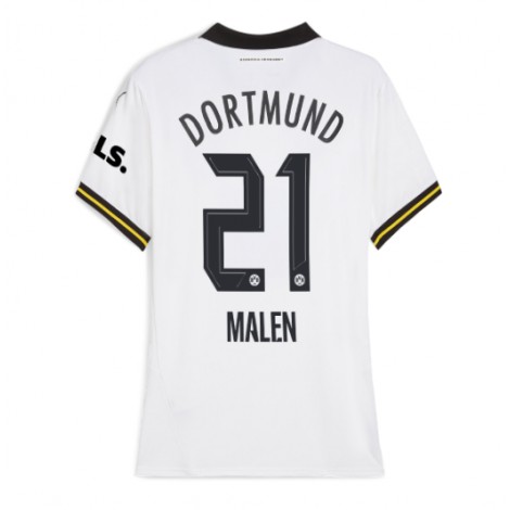 Borussia Dortmund Donyell Malen #21 Derde tenue Dames 2024-25 Korte Mouw