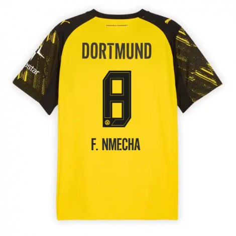 Borussia Dortmund Felix Nmecha #8 Thuis tenue 2025-26 Korte Mouw