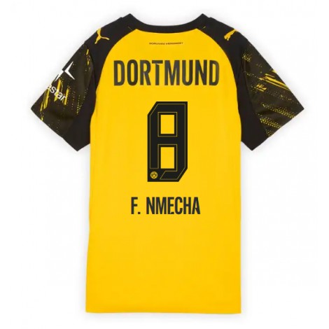 Borussia Dortmund Felix Nmecha #8 Thuis tenue Dames 2025-26 Korte Mouw