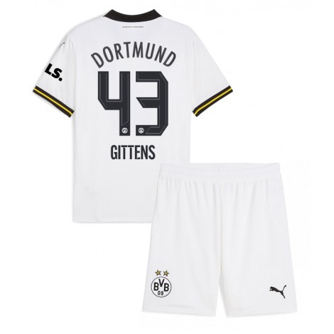 Borussia Dortmund Jamie Bynoe-Gittens #43 Derde tenue Kids 2024-25 Korte Mouw (+ Korte broeken)