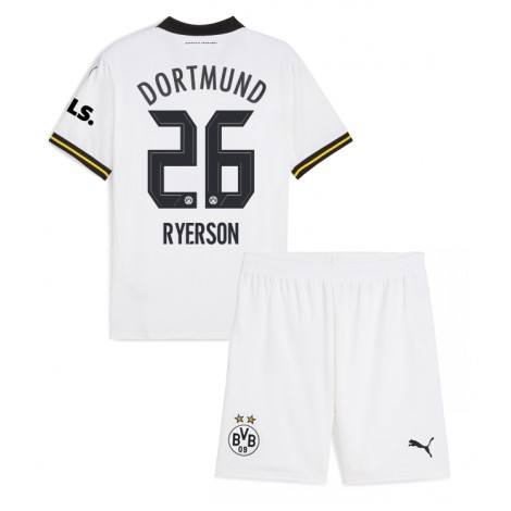 Borussia Dortmund Julian Ryerson #26 Derde tenue Kids 2024-25 Korte Mouw (+ Korte broeken)