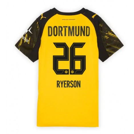 Borussia Dortmund Julian Ryerson #26 Thuis tenue Dames 2025-26 Korte Mouw