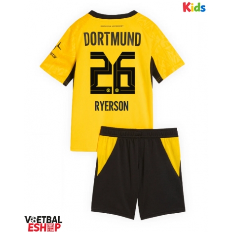Borussia Dortmund Julian Ryerson #26 Thuis tenue Kids 2026-27 Korte Mouw (+ Korte broeken)