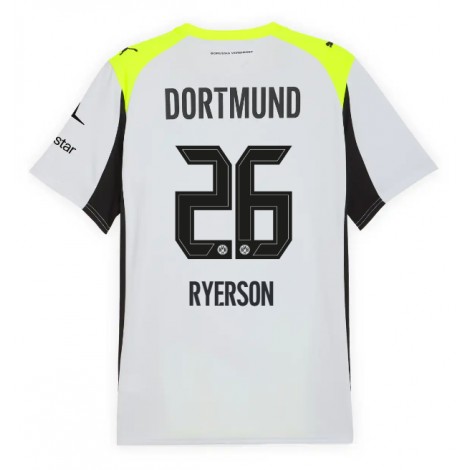 Borussia Dortmund Julian Ryerson #26 Uit tenue 2025-26 Korte Mouw