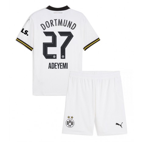 Borussia Dortmund Karim Adeyemi #27 Derde tenue Kids 2024-25 Korte Mouw (+ Korte broeken)