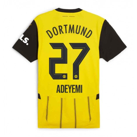 Borussia Dortmund Karim Adeyemi #27 Thuis tenue 2024-25 Korte Mouw