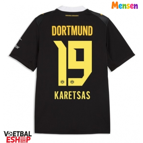 Borussia Dortmund Konstantinos Karetsas #19 Uit tenue 2026-27 Korte Mouw
