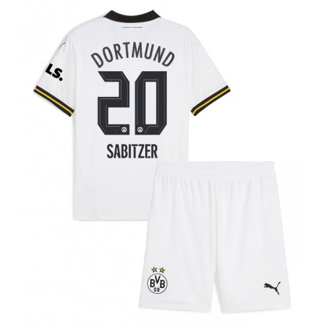 Borussia Dortmund Marcel Sabitzer #20 Derde tenue Kids 2024-25 Korte Mouw (+ Korte broeken)