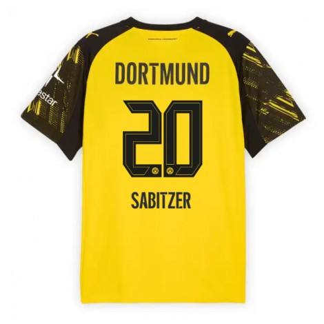 Borussia Dortmund Marcel Sabitzer #20 Thuis tenue 2025-26 Korte Mouw