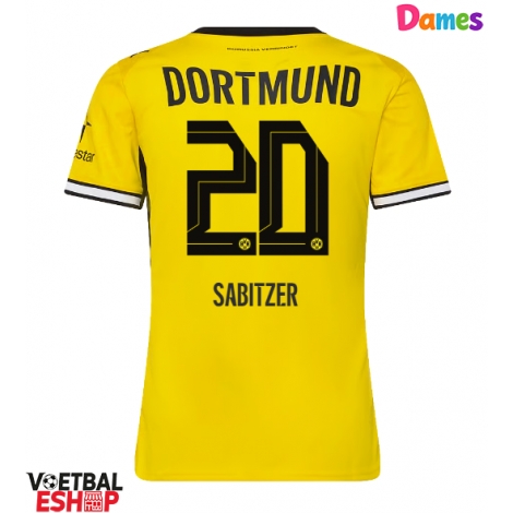 Borussia Dortmund Marcel Sabitzer #20 Thuis tenue Dames 2026-27 Korte Mouw