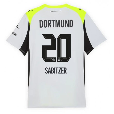 Borussia Dortmund Marcel Sabitzer #20 Uit tenue 2025-26 Korte Mouw
