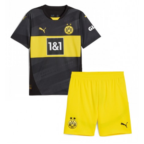 Borussia Dortmund Maximilian Beier #14 Uit tenue Kids 2024-25 Korte Mouw (+ Korte broeken)