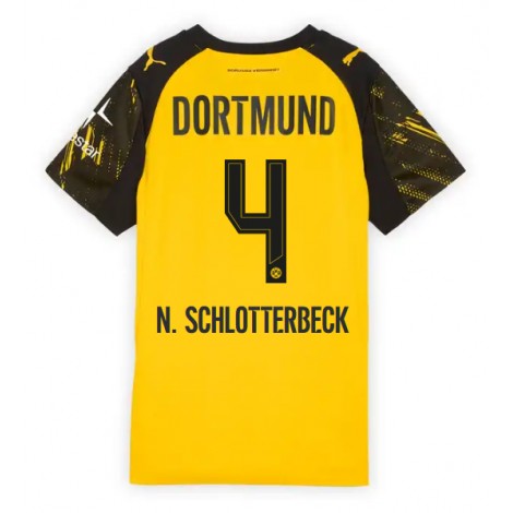 Borussia Dortmund Nico Schlotterbeck #4 Thuis tenue Dames 2025-26 Korte Mouw