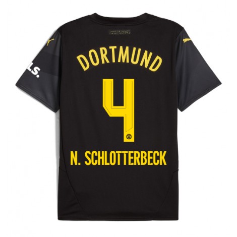 Borussia Dortmund Nico Schlotterbeck #4 Uit tenue 2024-25 Korte Mouw