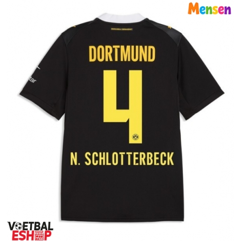 Borussia Dortmund Nico Schlotterbeck #4 Uit tenue 2026-27 Korte Mouw
