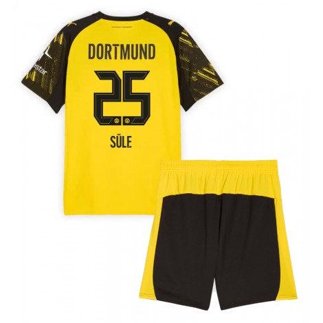 Borussia Dortmund Niklas Sule #25 Thuis tenue Kids 2025-26 Korte Mouw (+ Korte broeken)