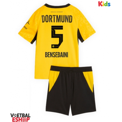 Borussia Dortmund Ramy Bensebaini #5 Thuis tenue Kids 2026-27 Korte Mouw (+ Korte broeken)