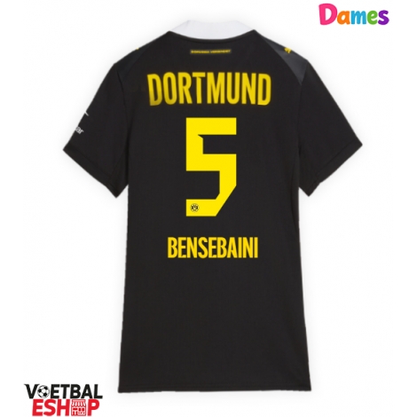 Borussia Dortmund Ramy Bensebaini #5 Uit tenue Dames 2026-27 Korte Mouw