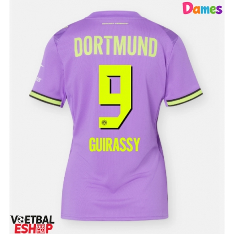 Borussia Dortmund Serhou Guirassy #9 Derde tenue Dames 2026-27 Korte Mouw