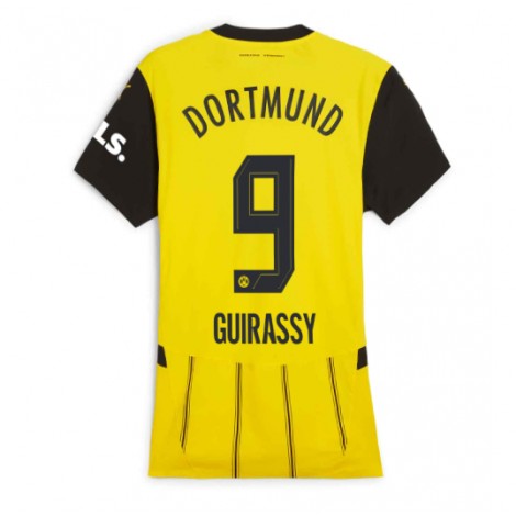 Borussia Dortmund Serhou Guirassy #9 Thuis tenue Dames 2024-25 Korte Mouw