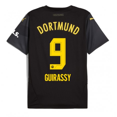 Borussia Dortmund Serhou Guirassy #9 Uit tenue 2024-25 Korte Mouw