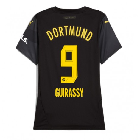 Borussia Dortmund Serhou Guirassy #9 Uit tenue Dames 2024-25 Korte Mouw