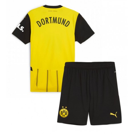 Borussia Dortmund Thuis tenue Kids 2024-25 Korte Mouw (+ Korte broeken)
