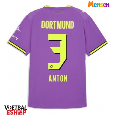 Borussia Dortmund Waldemar Anton #3 Derde tenue 2026-27 Korte Mouw