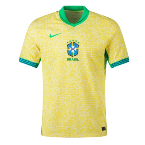 Brazilië Thuis tenue Copa America 2024 Korte Mouw Brazilië Thuis tenue Copa America 2024 Korte Mouw