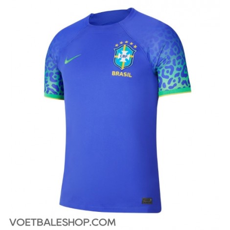 Brazilië Uit tenue WK 2022 Korte Mouw