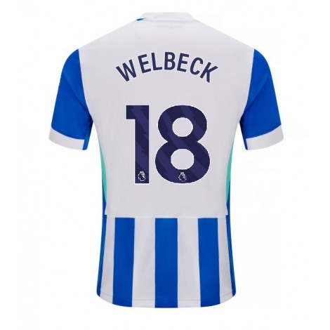Brighton Danny Welbeck #18 Thuis tenue 2025-26 Korte Mouw Brighton Danny Welbeck #18 Thuis tenue 2025-26 Korte Mouw