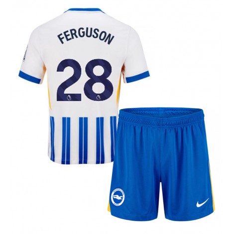 Brighton Evan Ferguson #28 Thuis tenue Kids 2024-25 Korte Mouw (+ Korte broeken)