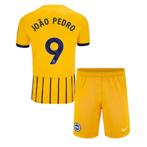 Brighton Joao Pedro #9 Uit tenue Kids 2024-25 Korte Mouw (+ Korte broeken)