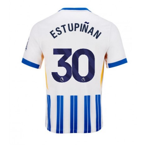 Brighton Pervis Estupinan #30 Thuis tenue 2024-25 Korte Mouw Brighton Pervis Estupinan #30 Thuis tenue 2024-25 Korte Mouw