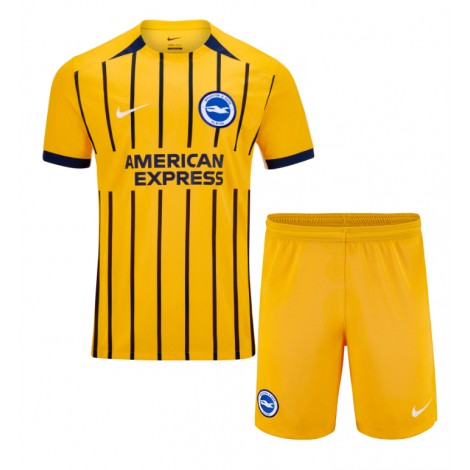Brighton Pervis Estupinan #30 Uit tenue Kids 2024-25 Korte Mouw (+ Korte broeken)