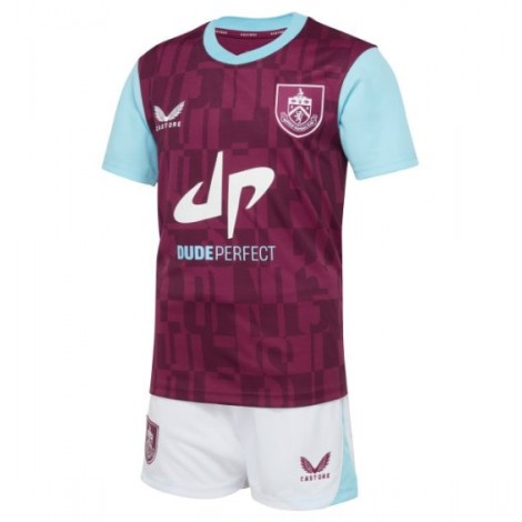 Burnley Josh Brownhill #8 Thuis tenue Kids 2024-25 Korte Mouw (+ Korte broeken)