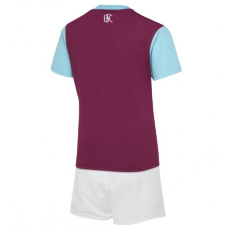 Burnley Thuis tenue Kids 2024-25 Korte Mouw (+ Korte broeken)