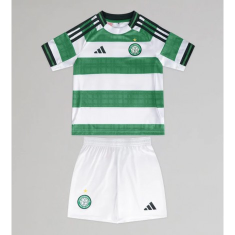 Celtic Thuis tenue Kids 2025-26 Korte Mouw (+ Korte broeken)