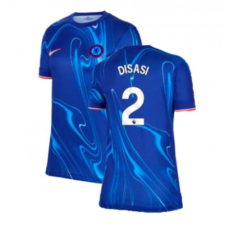 Chelsea Axel Disasi #2 Thuis tenue Dames 2024-25 Korte Mouw Chelsea Axel Disasi #2 Thuis tenue Dames 2024-25 Korte Mouw