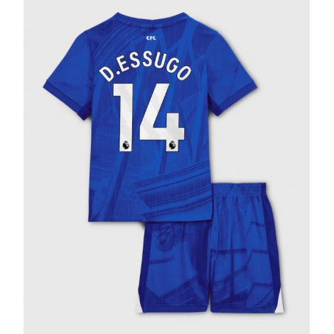 Chelsea Dario Essugo #14 Thuis tenue Kids 2025-26 Korte Mouw (+ Korte broeken)